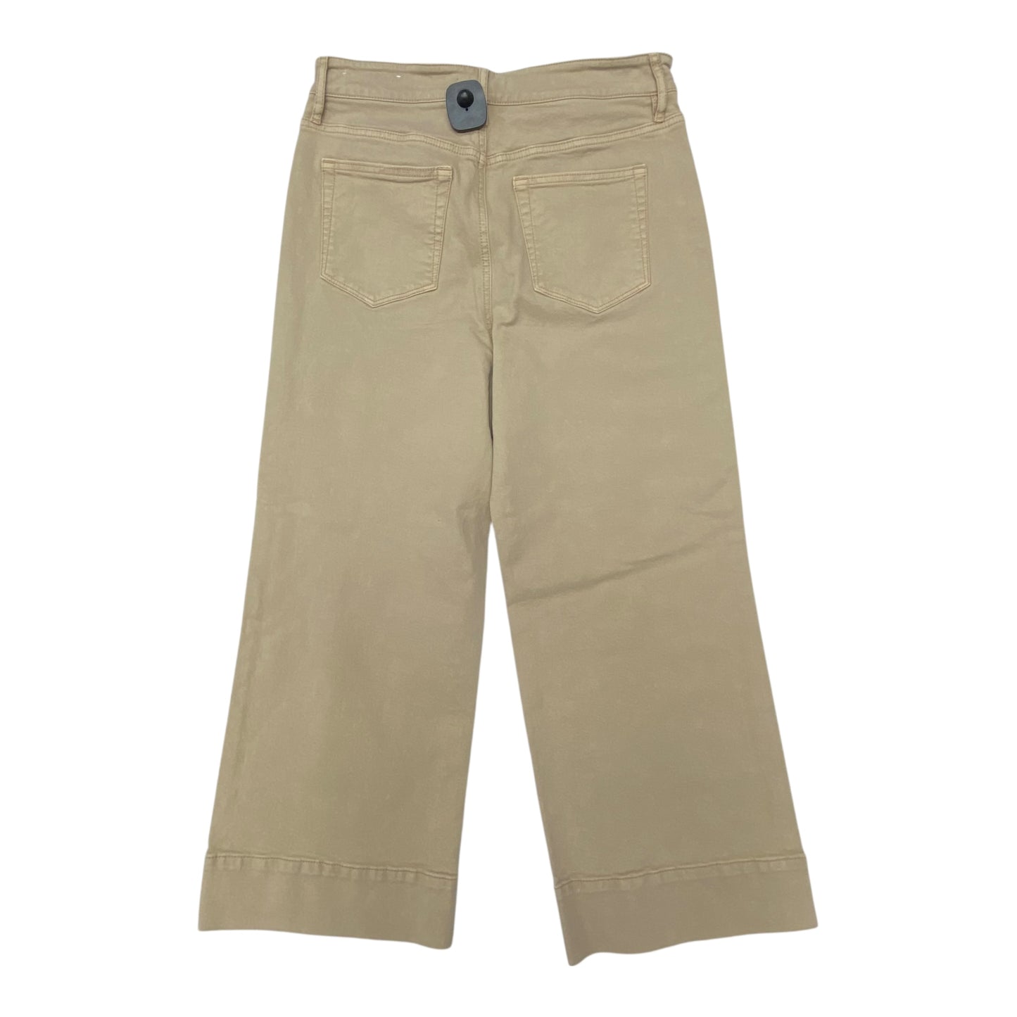 Jeans Wide Leg By Loft In Tan, Size:8