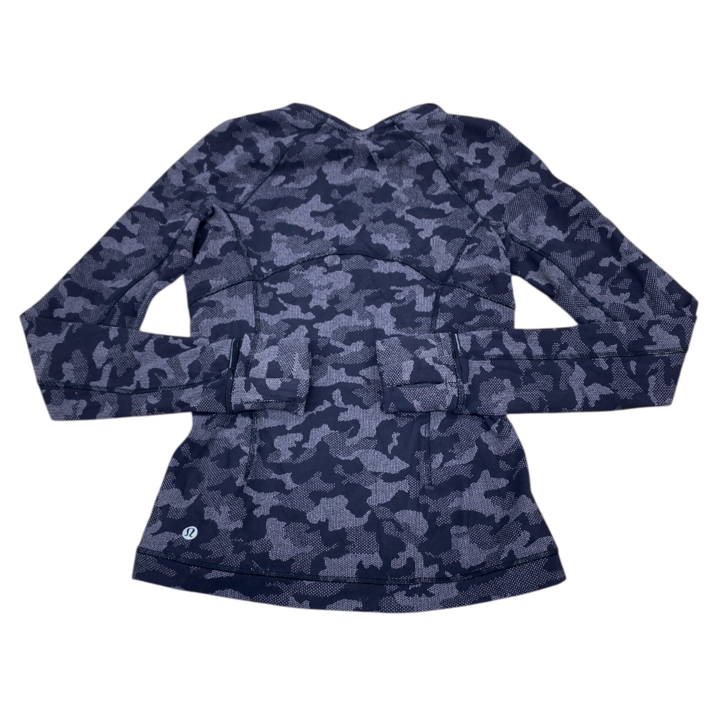 Athletic Top Ls Crewneck By Lululemon In Grey, Size:2