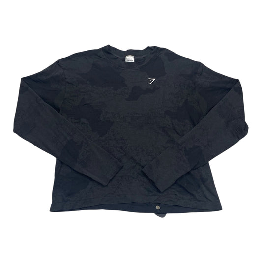 Athletic Top Ls Crewneck By Gym Shark In Grey, Size:M