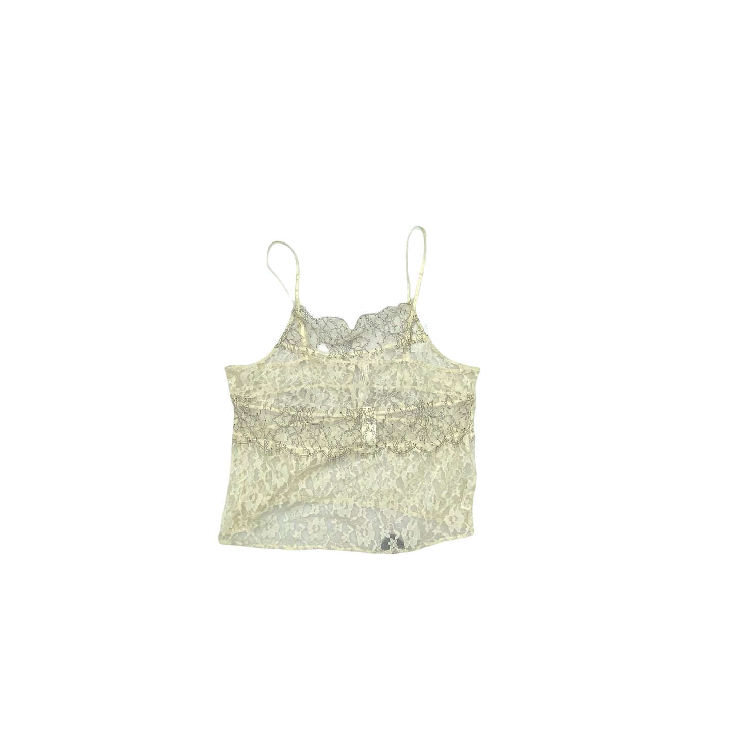 Top Ss By Anthropologie In Black & Cream, Size:Xl