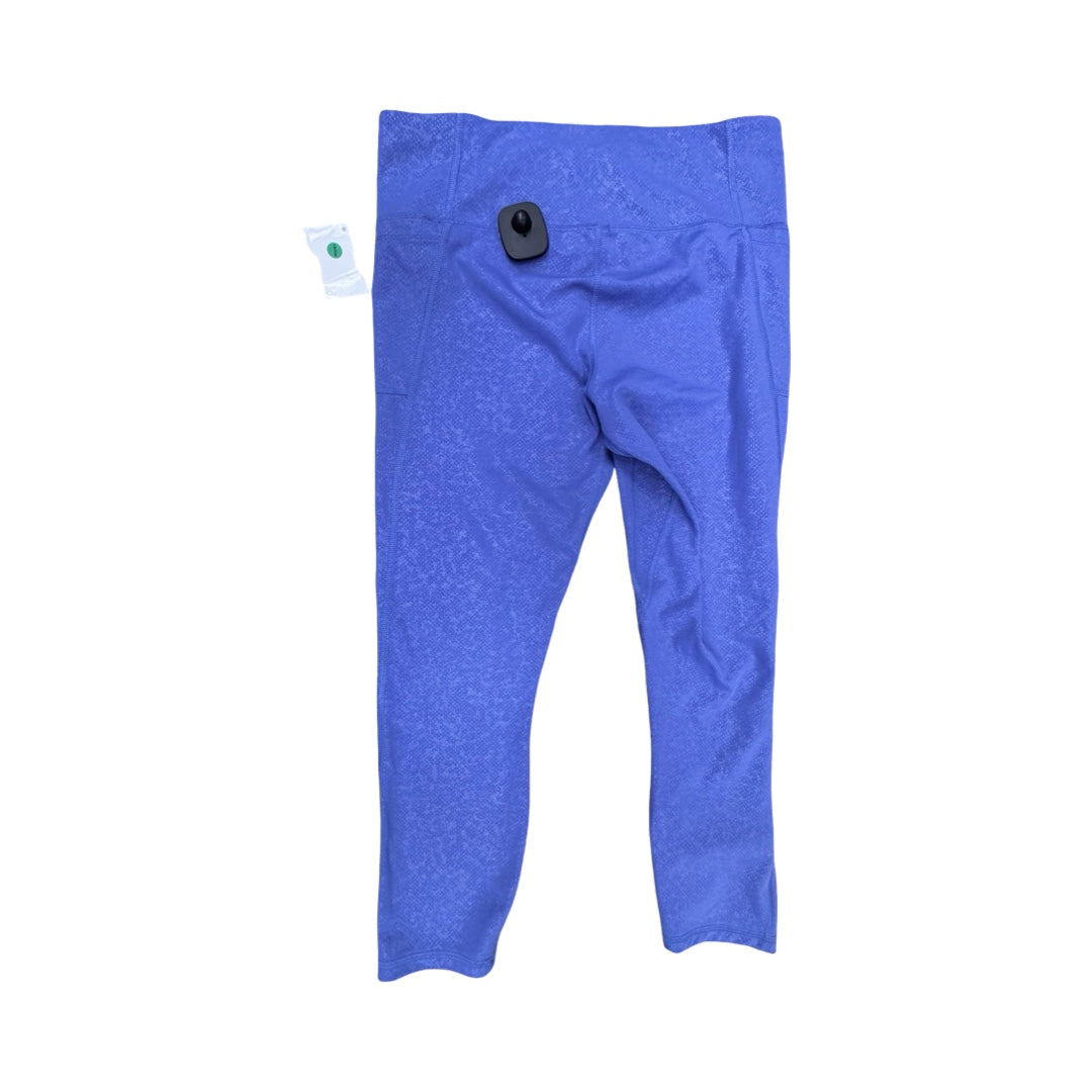 Athletic Leggings By Under Armour In Purple, Size:L