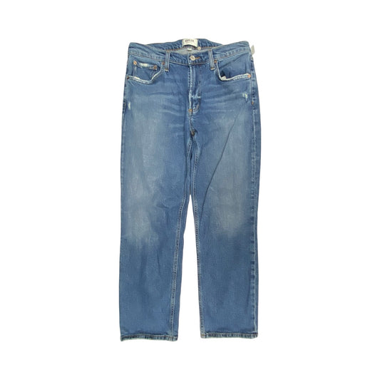 Jeans Straight By Agolde In Blue, Size:6