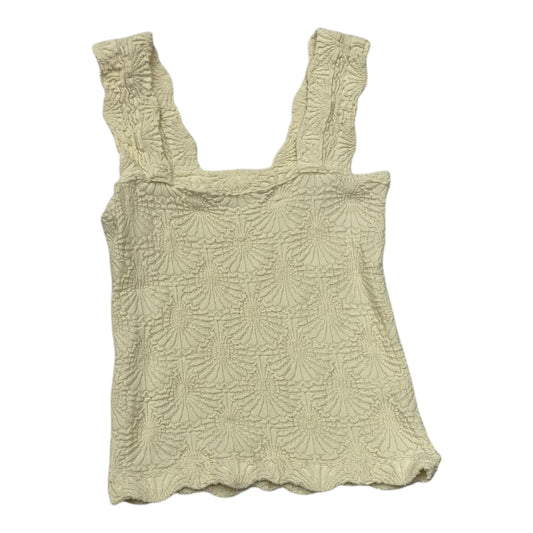 Top Sleeveless By Evereve In Cream, Size:M