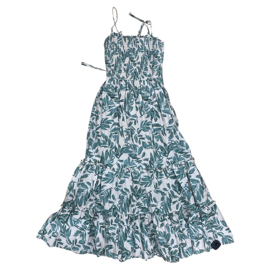 Dress Casual Maxi By Dress Forum In Green & Tan, Size:S