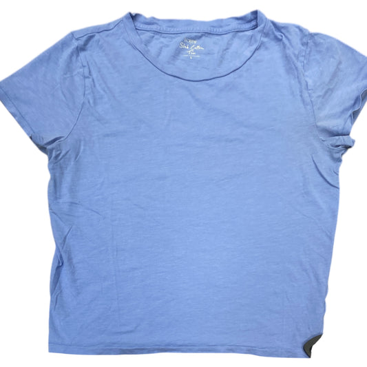 Top Ss Basic By J. Crew In Blue, Size:L