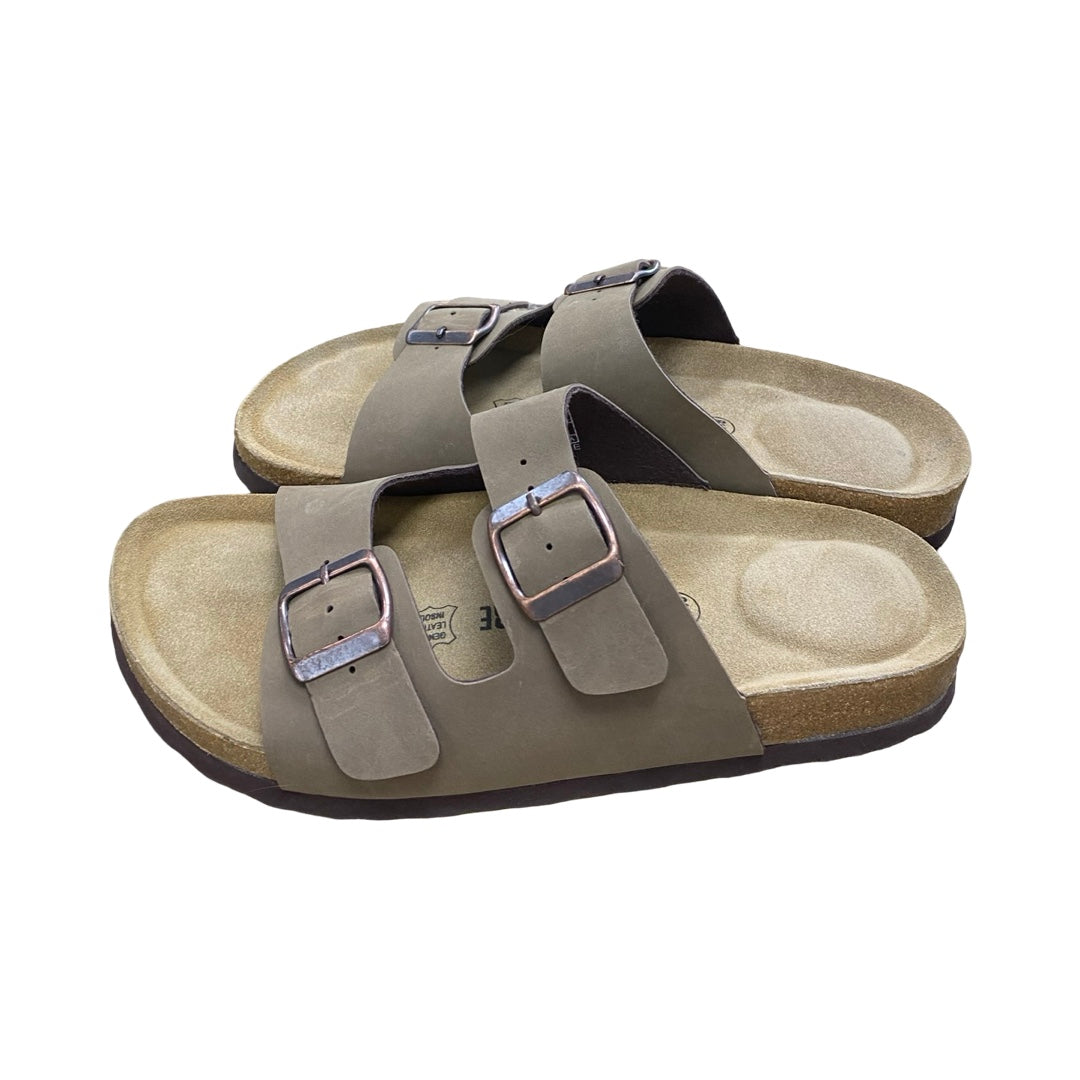 Shoes Flats By Cushionaire In Brown, Size:8.5