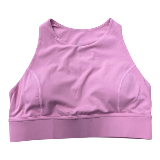 Athletic Bra By Savvi In Pink, Size:L