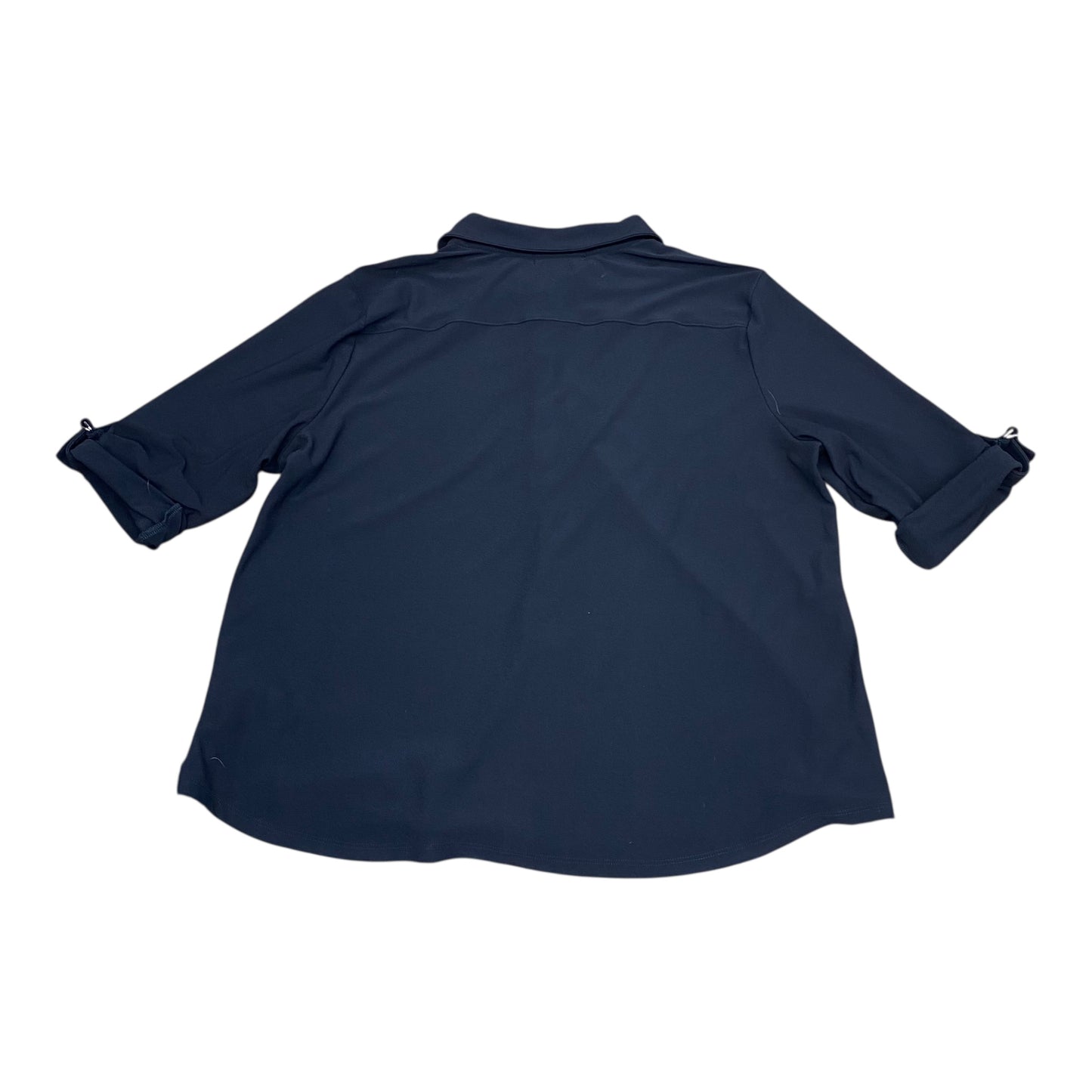 Top 3/4 Sleeve By 89Th And Madison In Black, Size:Xl