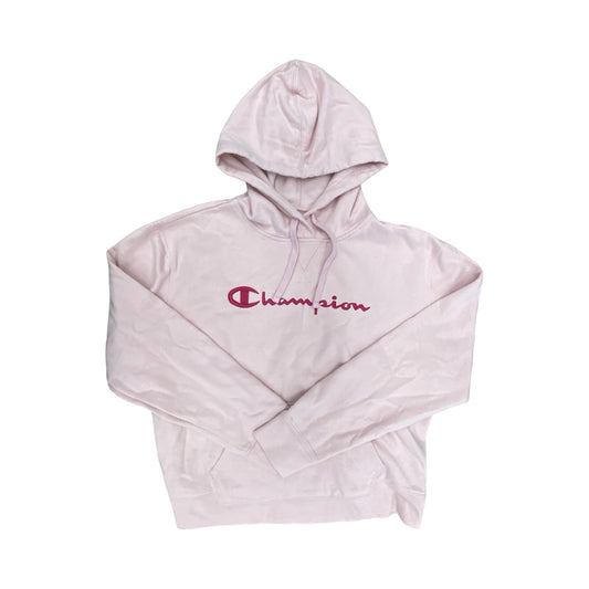 Athletic Sweatshirt Hoodie By Champion In Pink, Size:L