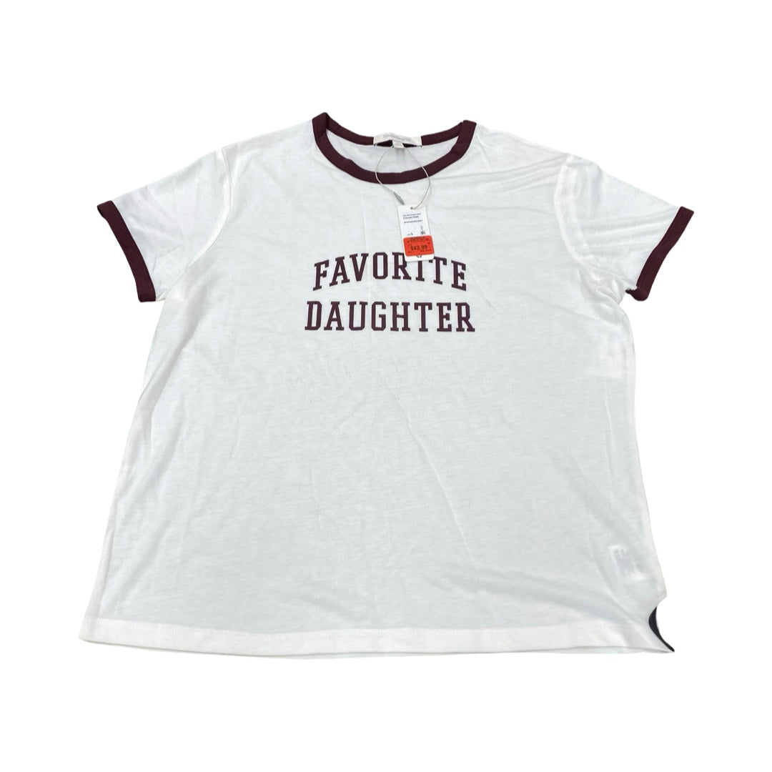 Top Ss By Favorite Daughter In Brown & White, Size:L