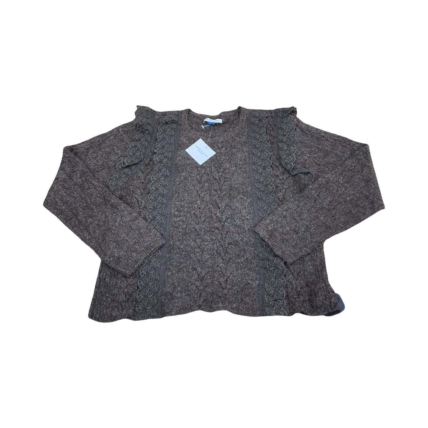 Sweater By American Eagle In Brown, Size:L