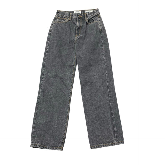 Jeans Straight By Cotton On In Black Denim, Size:6