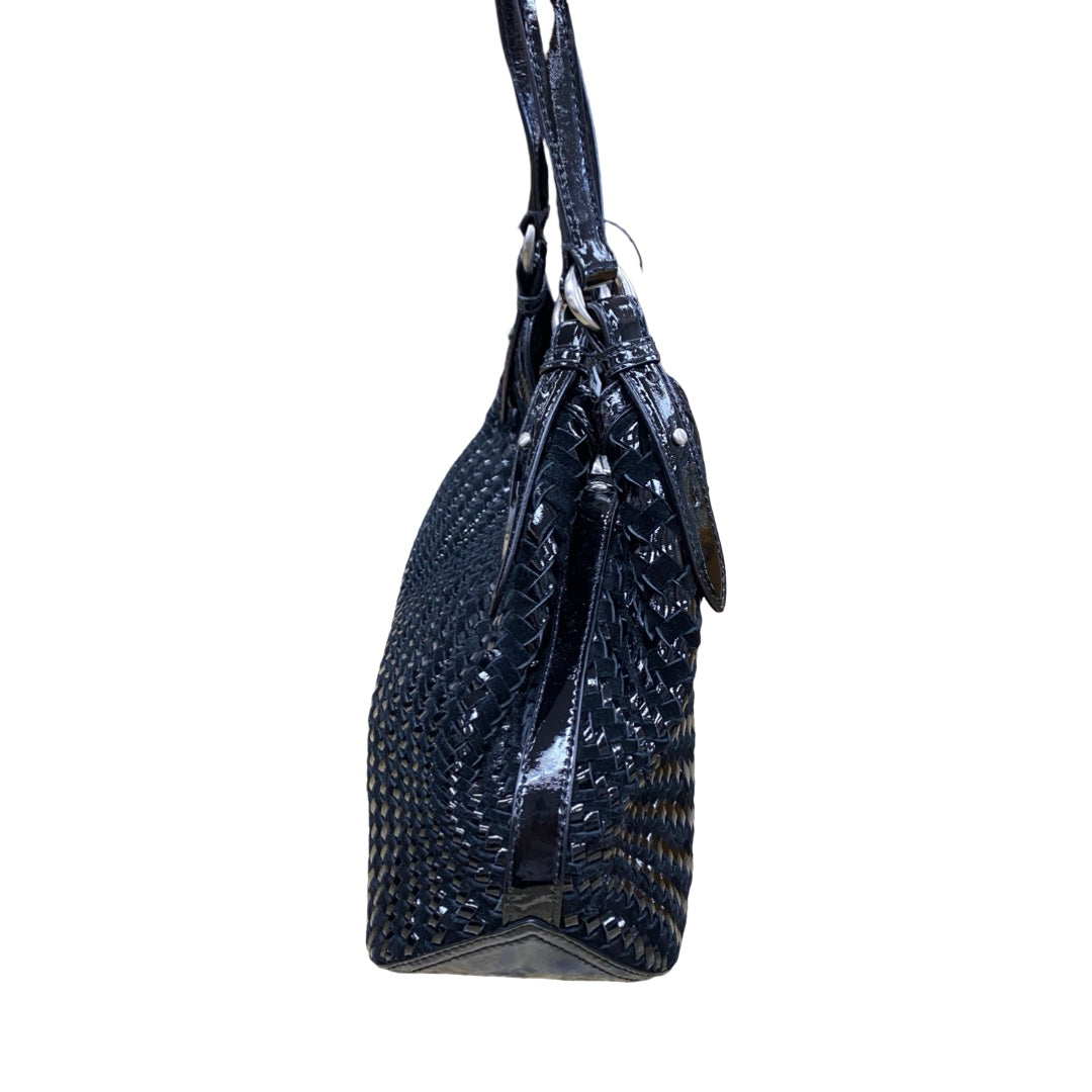 Handbag Leather By Cole-Haan In Black, Size:Large