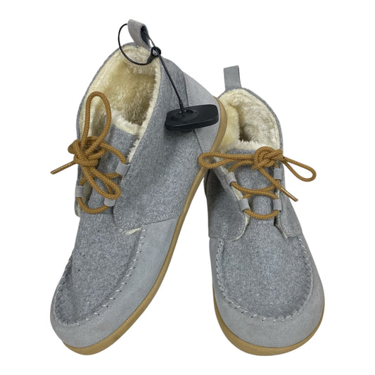 Boots Ankle Flats By Lands End In Grey, Size:9