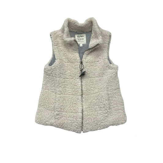 Vest Faux Fur & Sherpa By Dylan In Taupe, Size:S