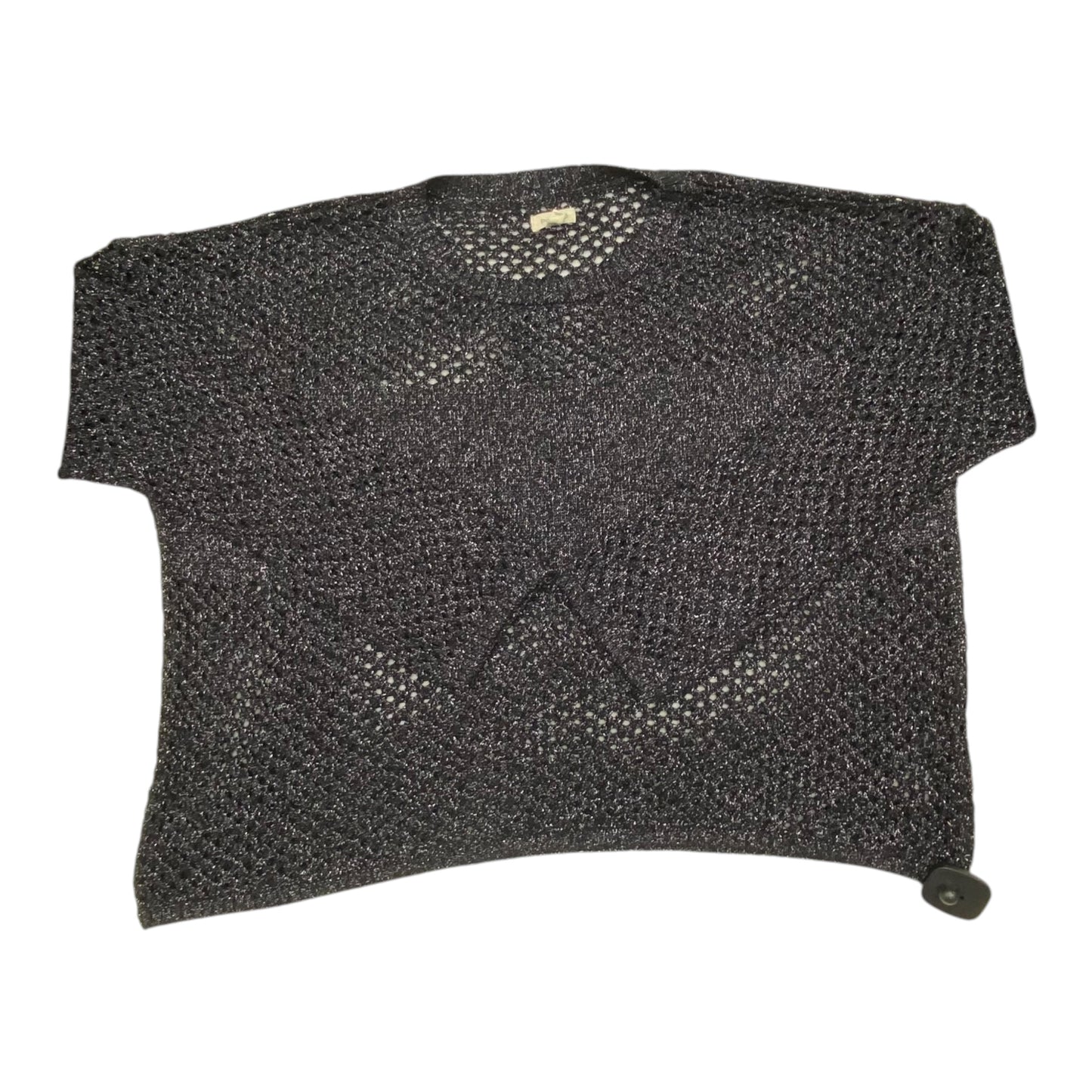 Sweater By Pilcro In Black & Silver, Size:Xl