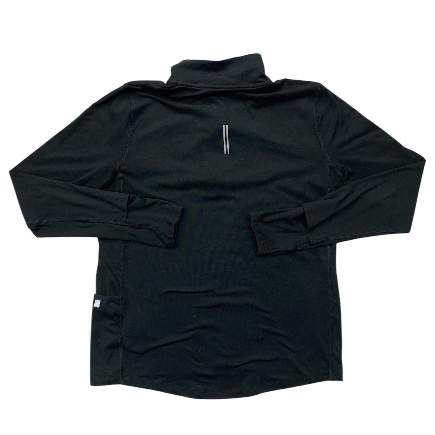 Athletic Top Ls Collar By Nike In Black, Size:S
