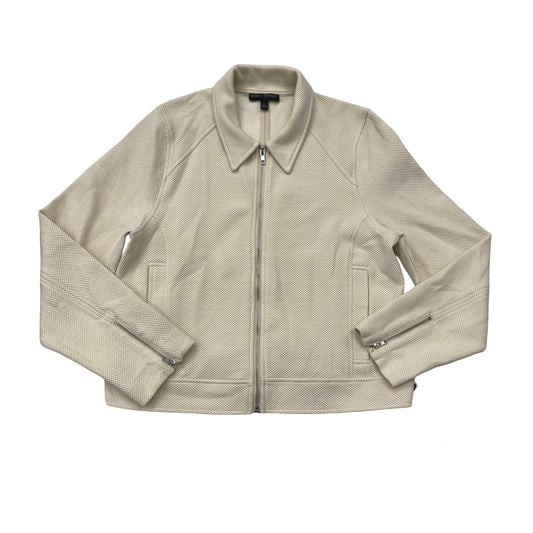 Jacket Other By Banana Republic In Cream, Size: L
