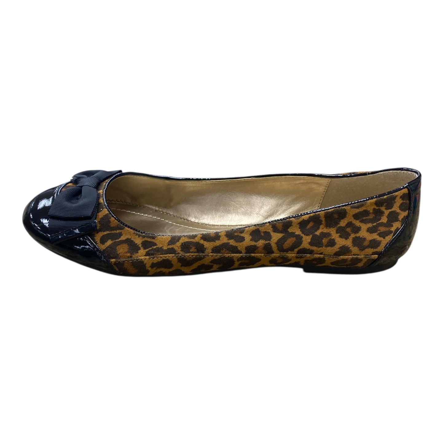 Shoes Flats By Victor In Animal Print, Size:10