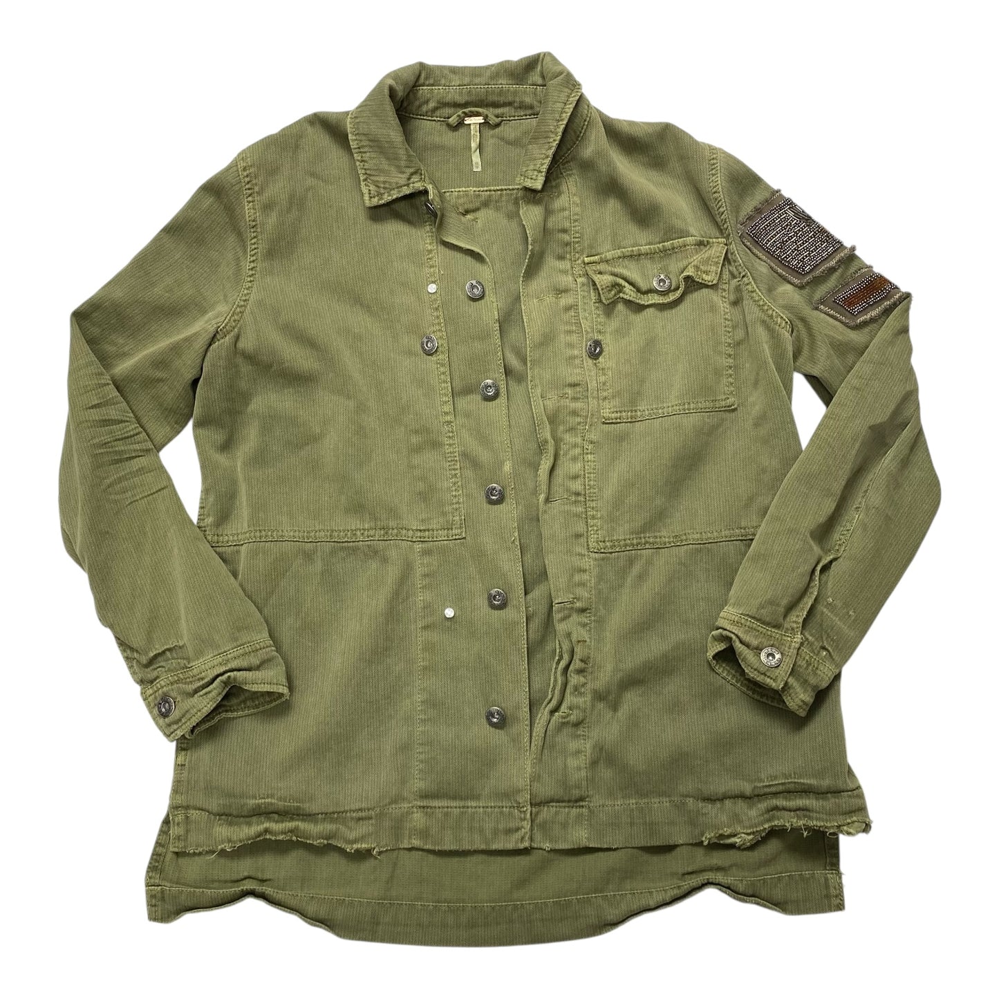 Jacket Other By Free People In Green, Size:Xs