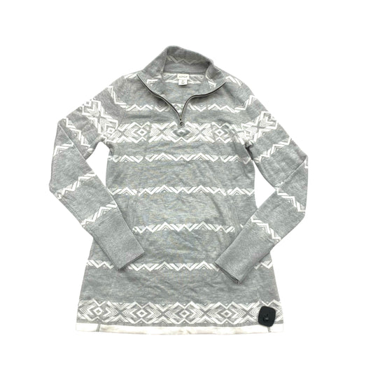 Sweater By Aspen In Grey & White, Size:S
