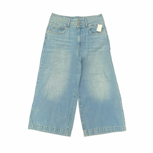 Jeans Wide Leg By Lauren By Ralph Lauren In Blue, Size:8