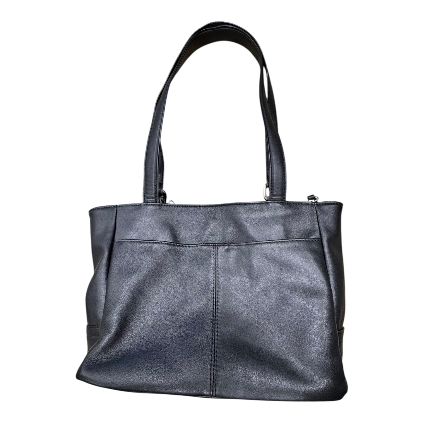 Handbag Leather By Giani Bernini In Black, Size:Medium