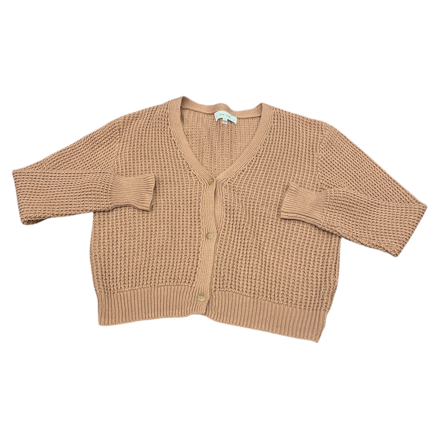 Sweater Cardigan By John + Jenn In Brown, Size:M