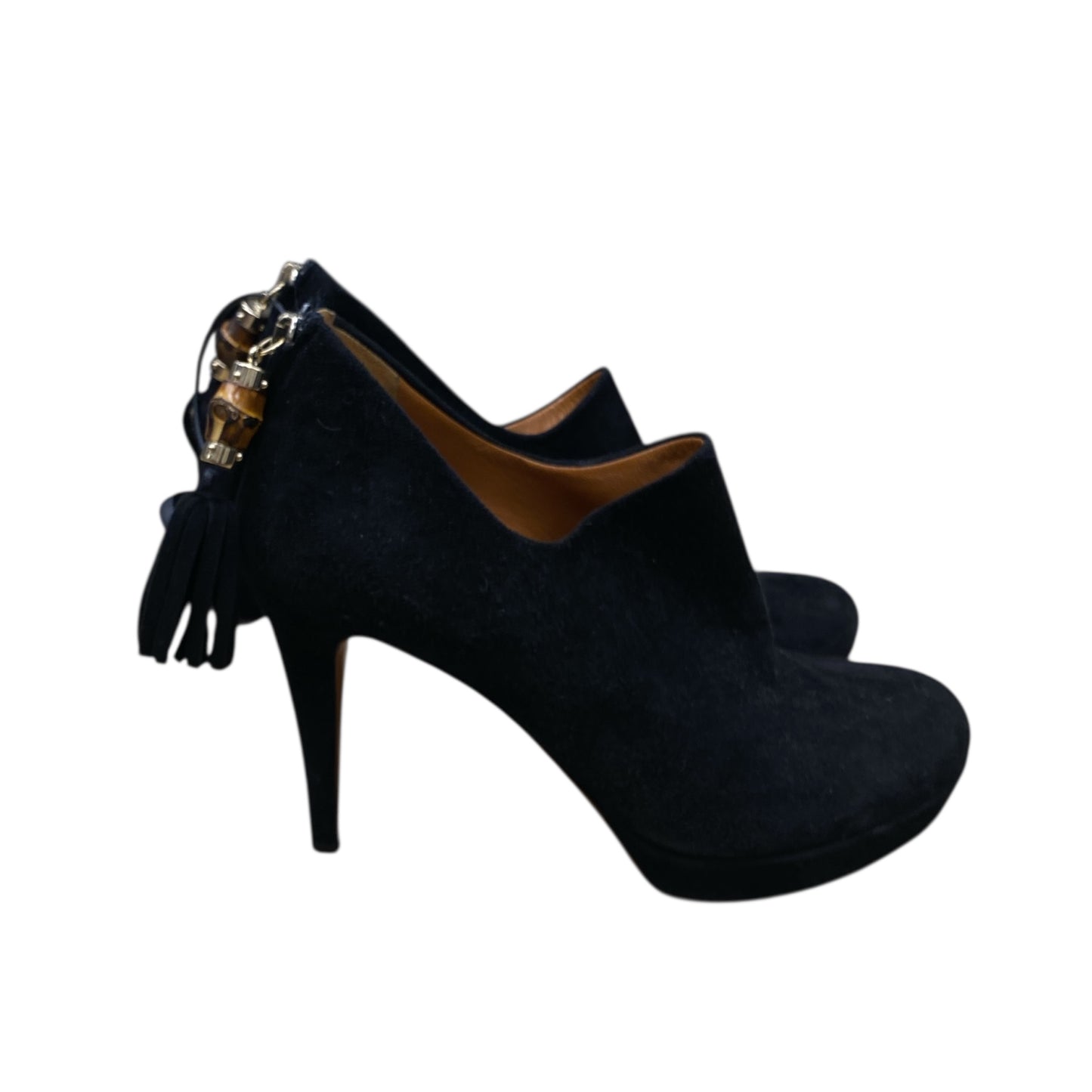 Boots Luxury Designer By Gucci In Black, Size:7.5