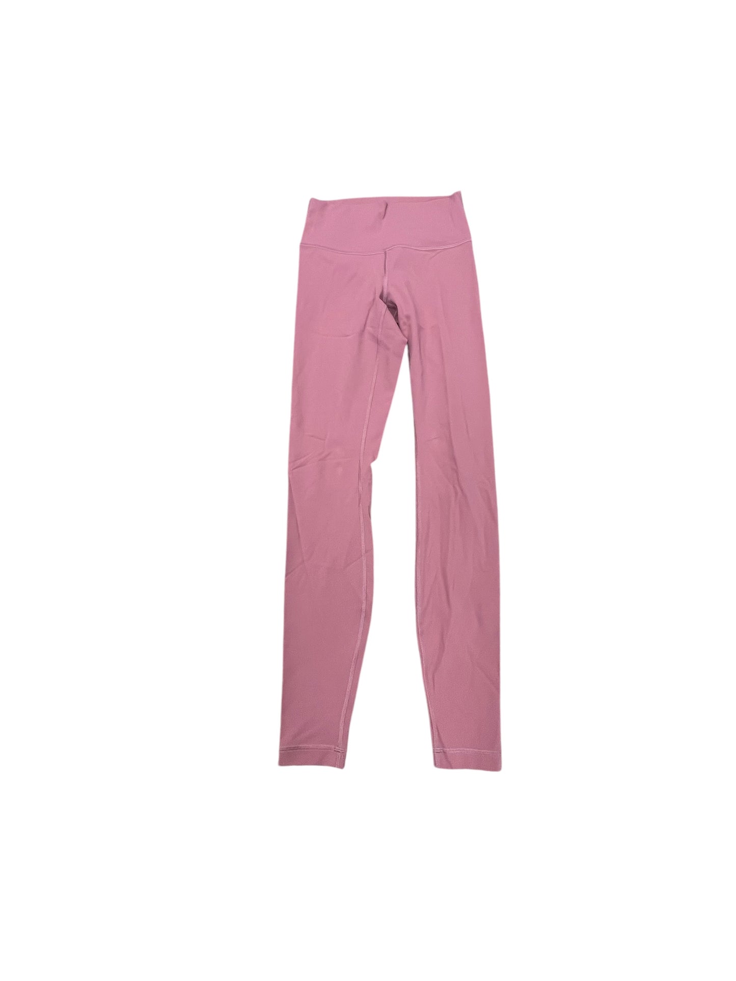 Athletic Leggings By Lululemon In Mauve, Size:4