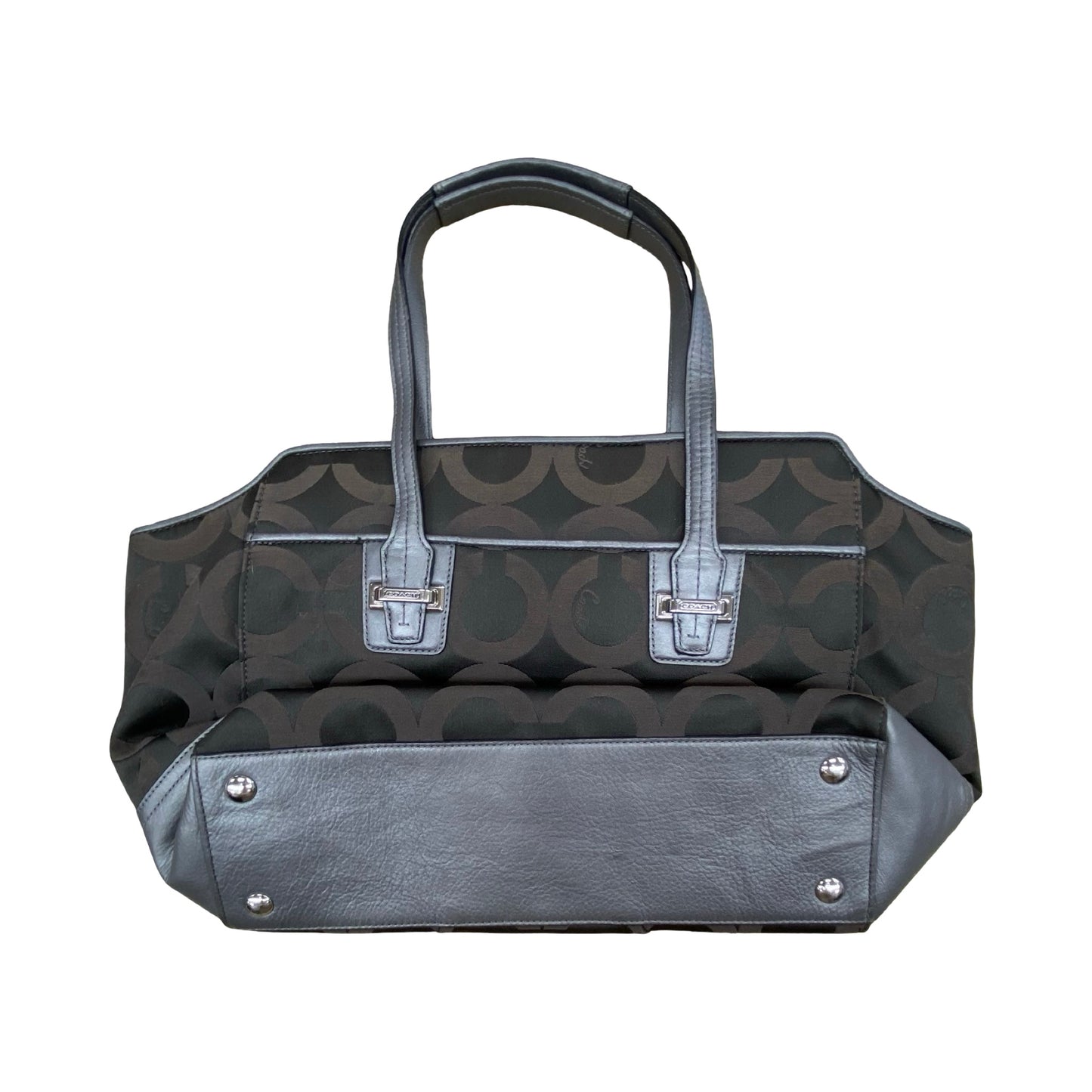 Handbag Designer By Coach In Brown, Size:Medium (13x10x4in)