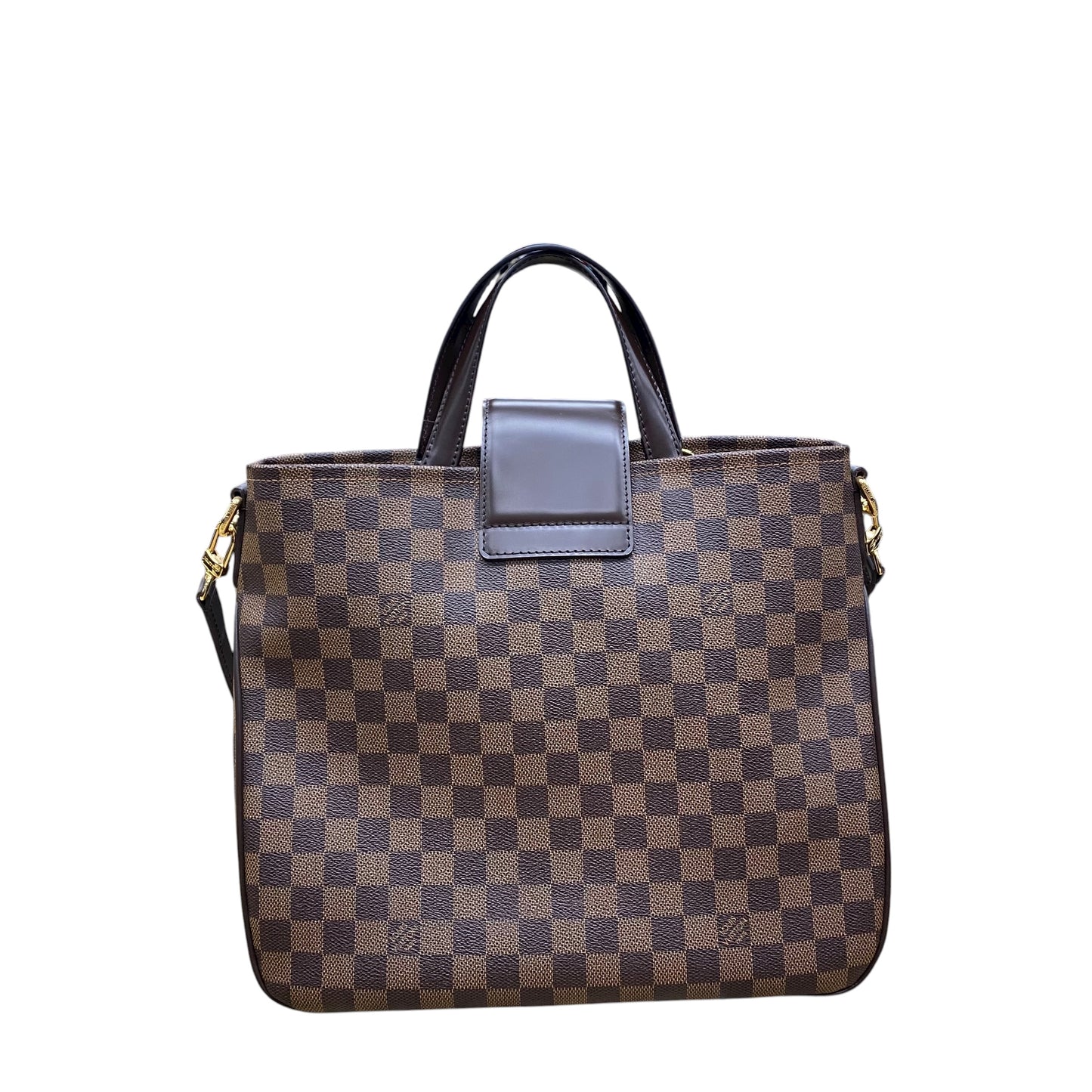 Handbag Luxury Designer By Louis Vuitton In Brown, Size:Medium