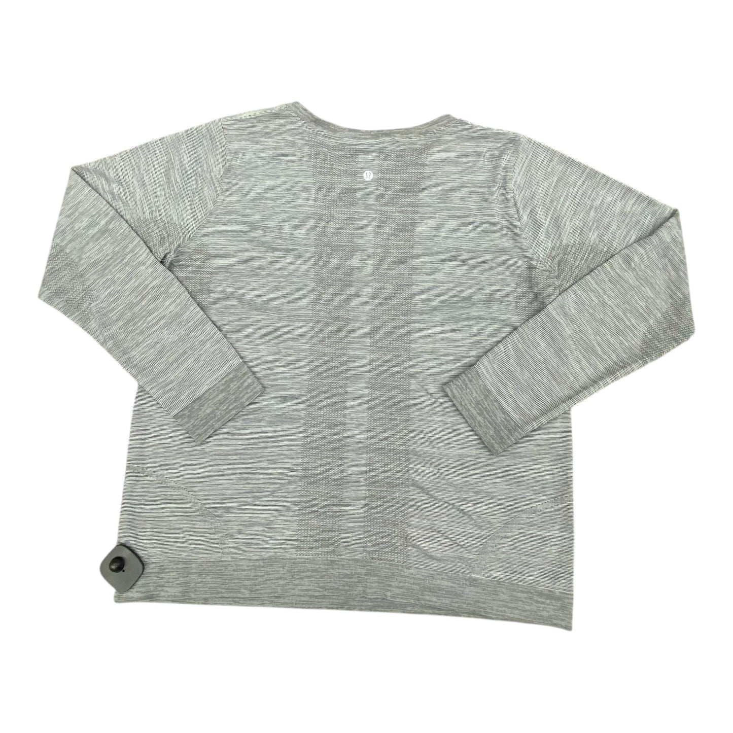 Athletic Top Ls Crewneck By Lululemon In Grey, Size:Xl
