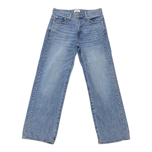 Jeans Wide Leg By Pistola In Blue Denim, Size:4