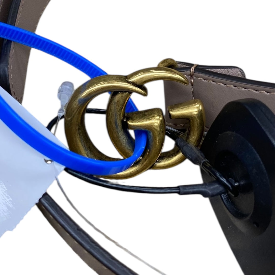 Belt Luxury Designer By Gucci In Taupe