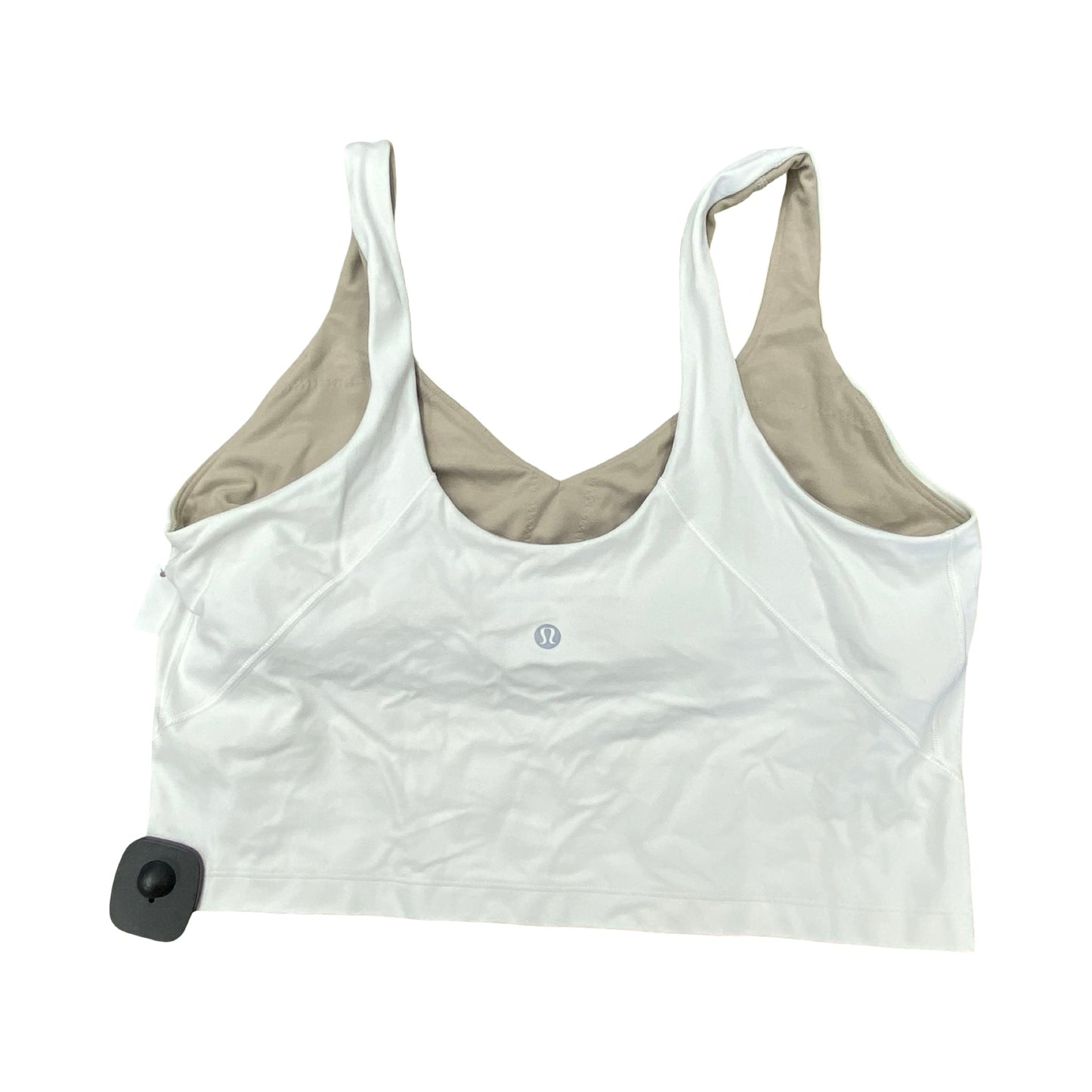Athletic Tank Top By Lululemon In White, Size:12