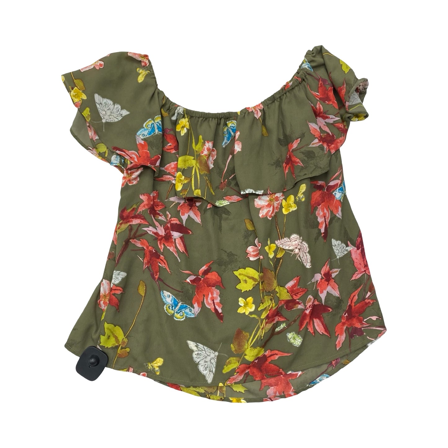 Top Ss By Maeve In Floral Print, Size:Xs
