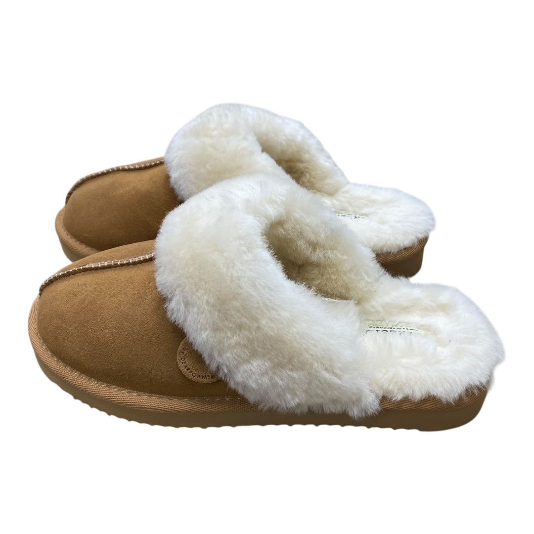 Slippers By Cmc In Brown, Size:7.5