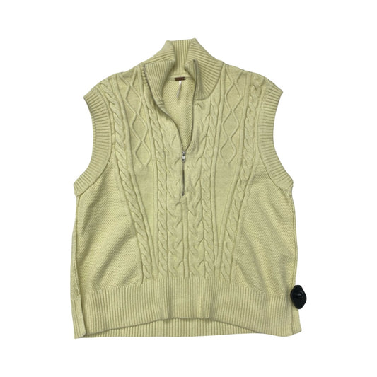Top Sleeveless By Free People In Yellow, Size:M
