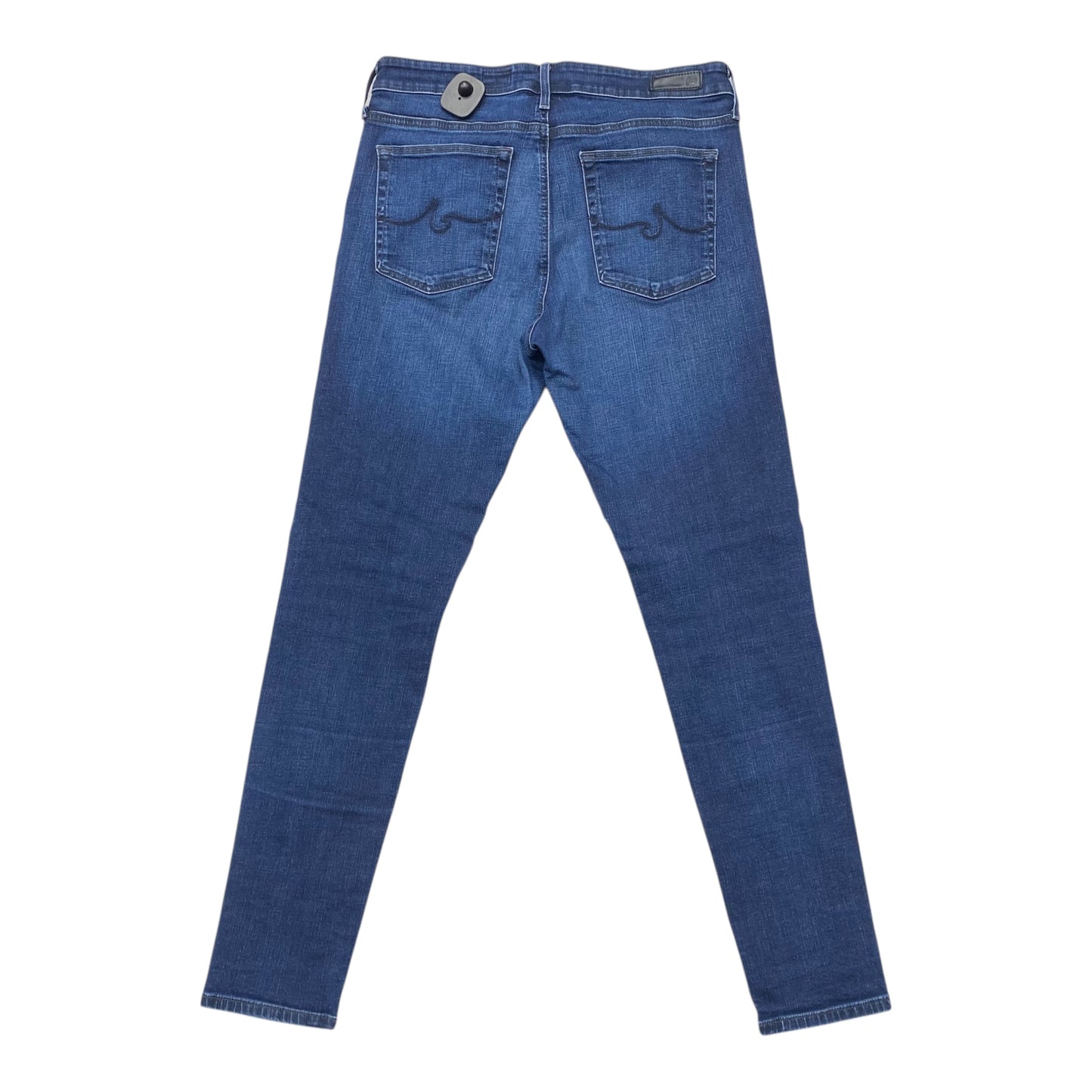 Jeans Skinny By Adriano Goldschmied In Blue Denim, Size:12