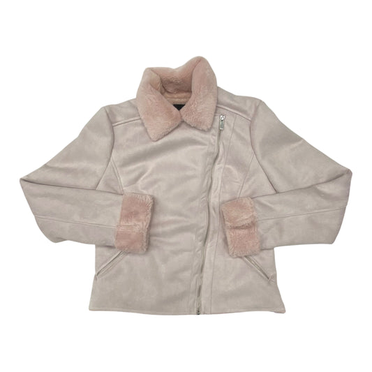 Jacket Faux Fur & Sherpa By Kut In Pink, Size:M