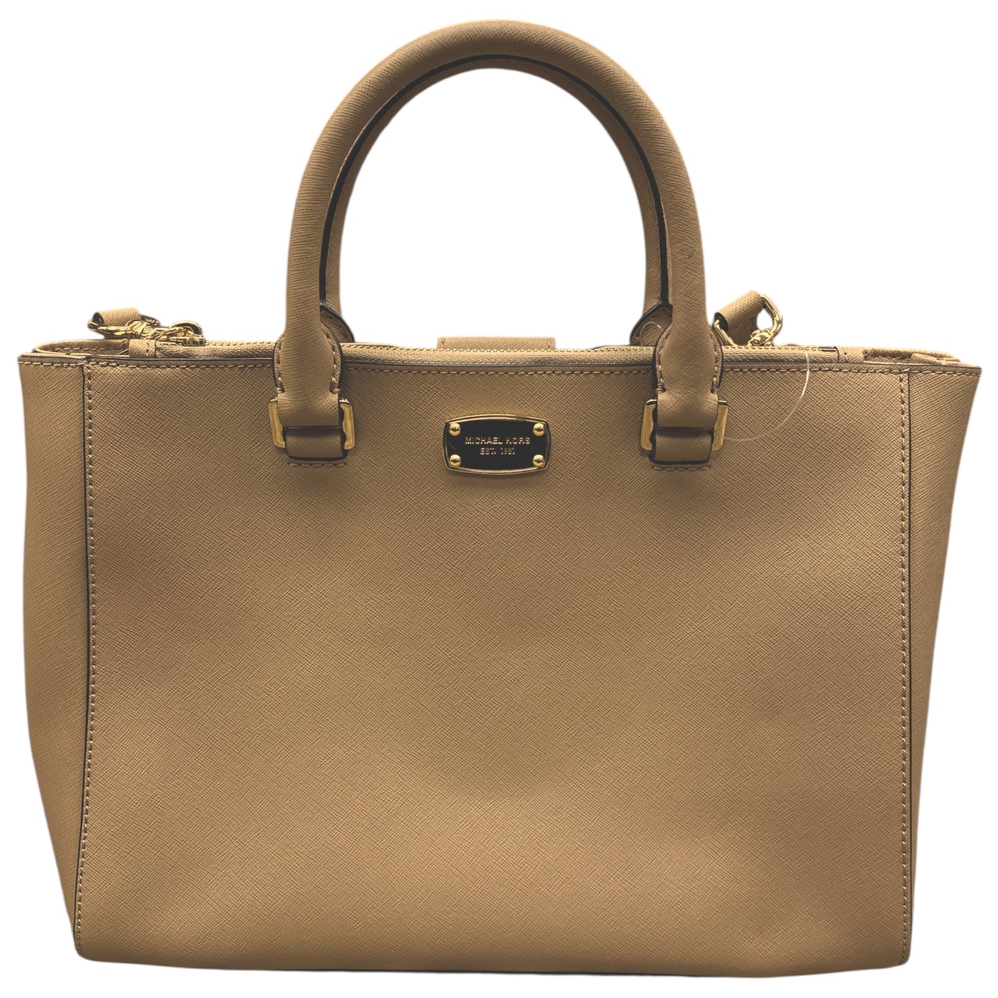 Handbag Designer By Michael Kors In Tan, Size:Medium
