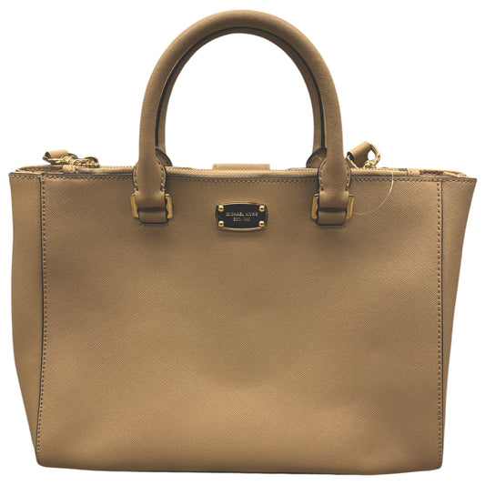Handbag Designer By Michael Kors In Tan, Size:Medium