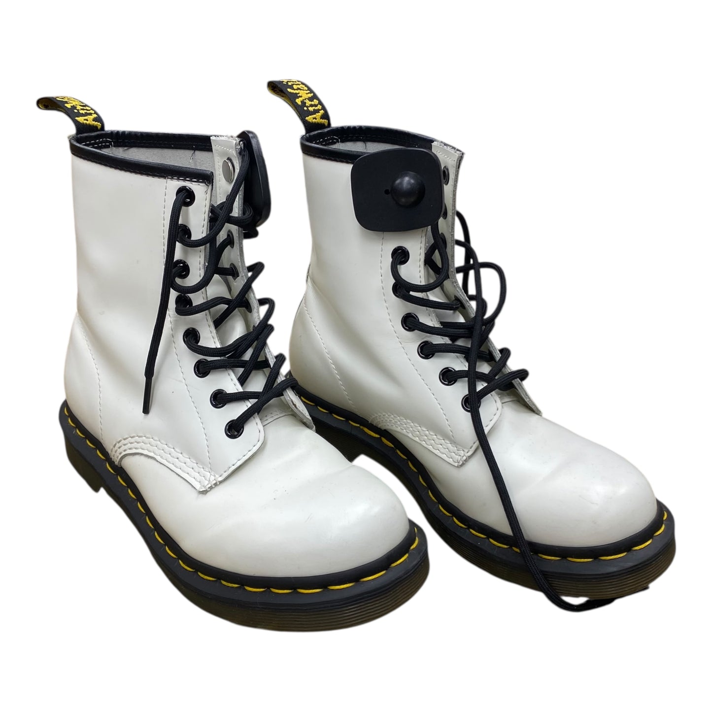 Boots Designer By Dr Martens In White, Size:7