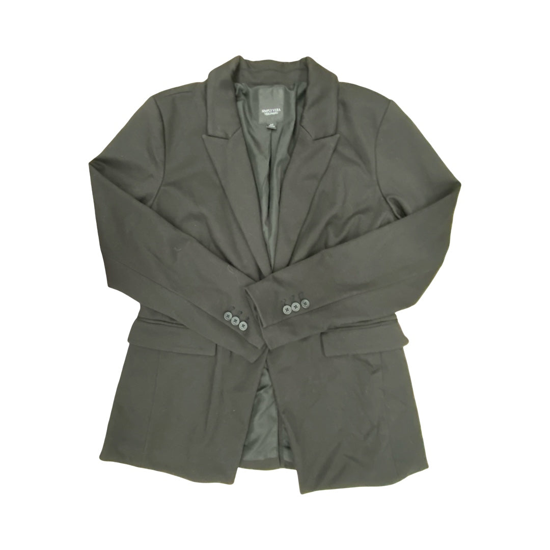 Blazer By Simply Vera In Black, Size:M