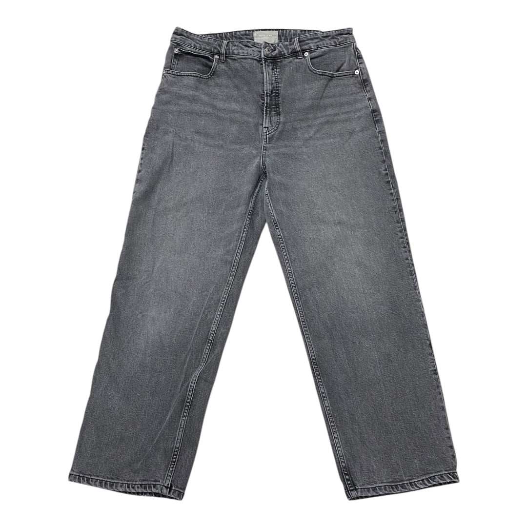 Jeans Boyfriend By Everlane In Grey, Size:18