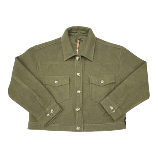 Jacket Shirt By Quince In Brown, Size:L