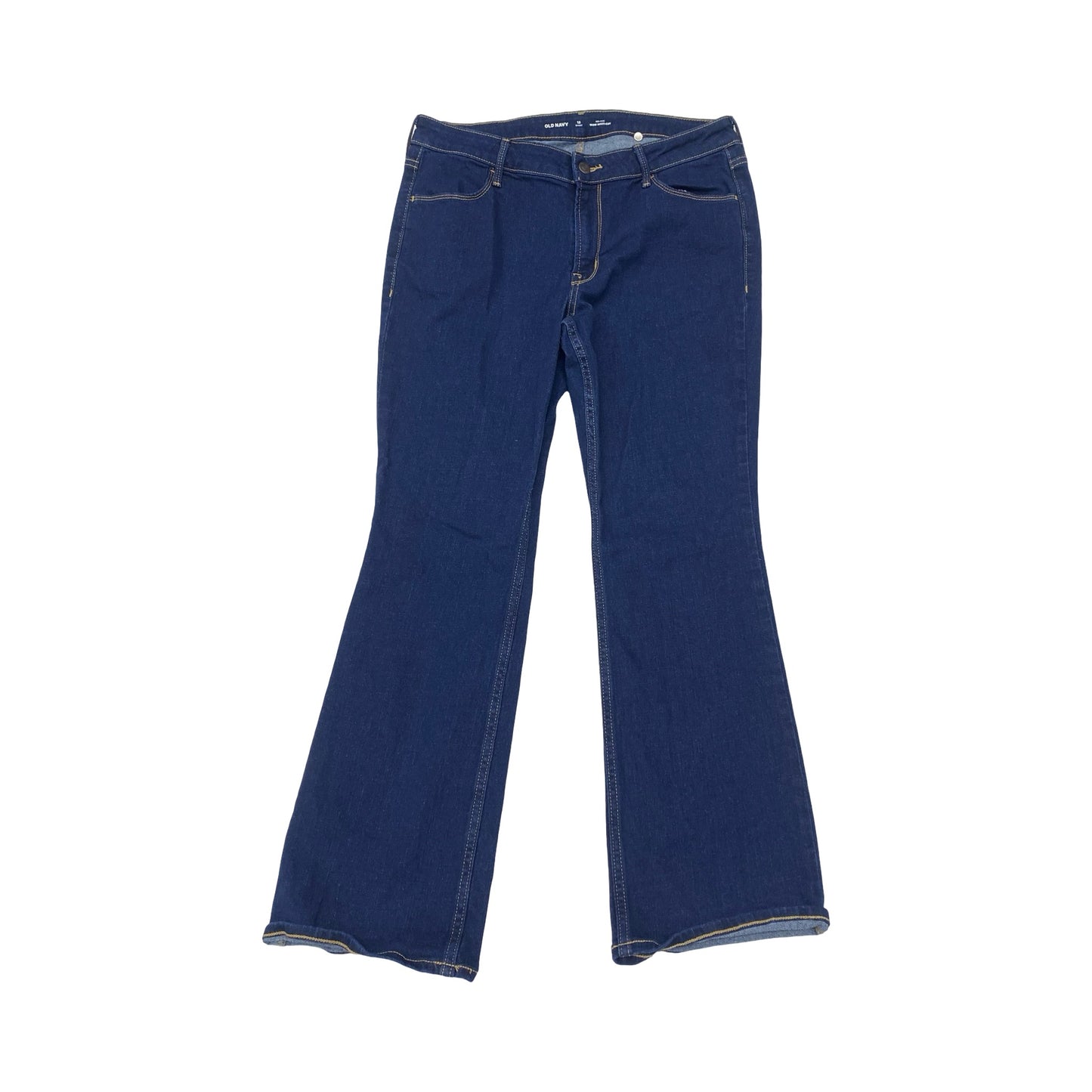 Jeans Boot Cut By Old Navy In Blue Denim, Size:12
