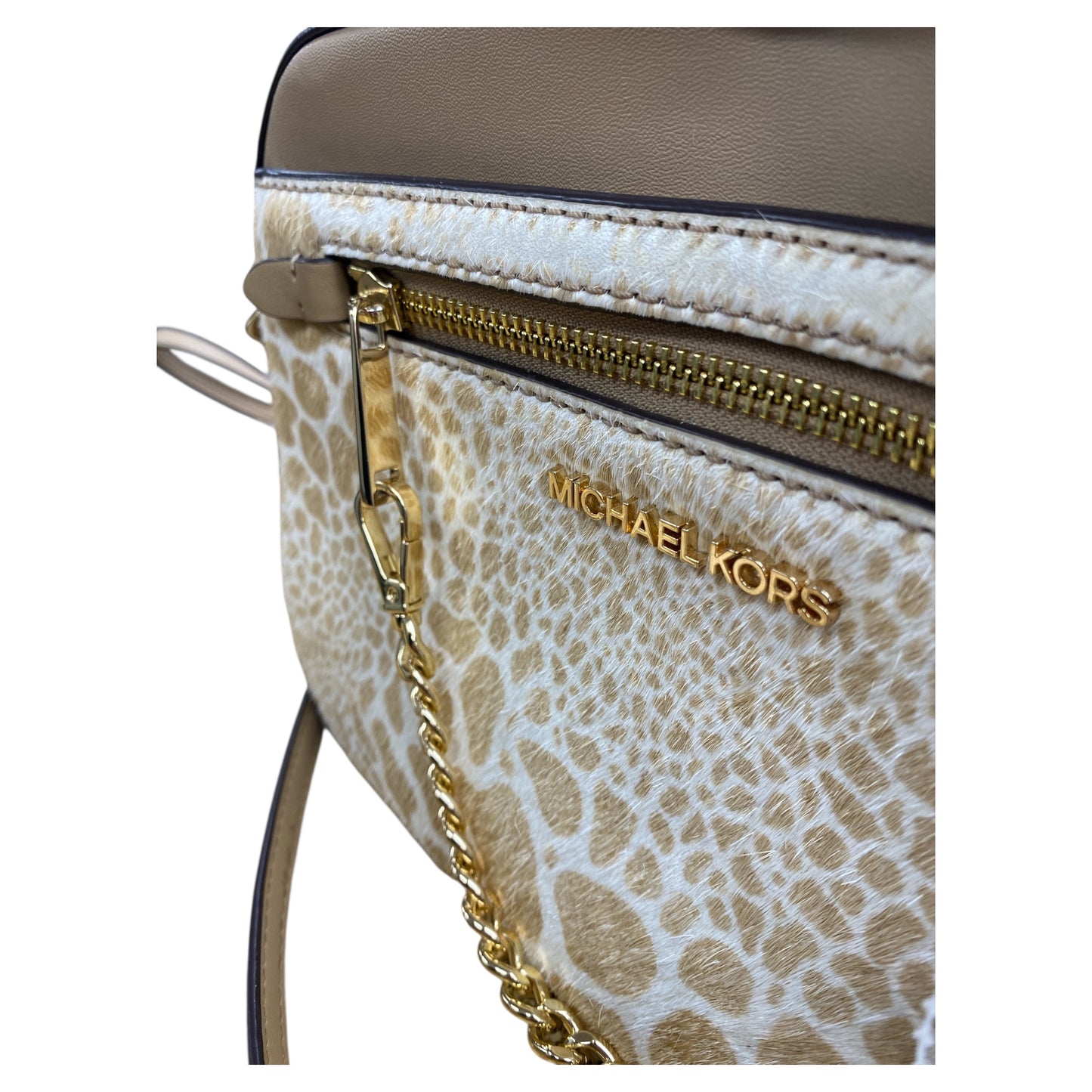 Handbag Designer By Michael Kors In Brown, Size:Medium
