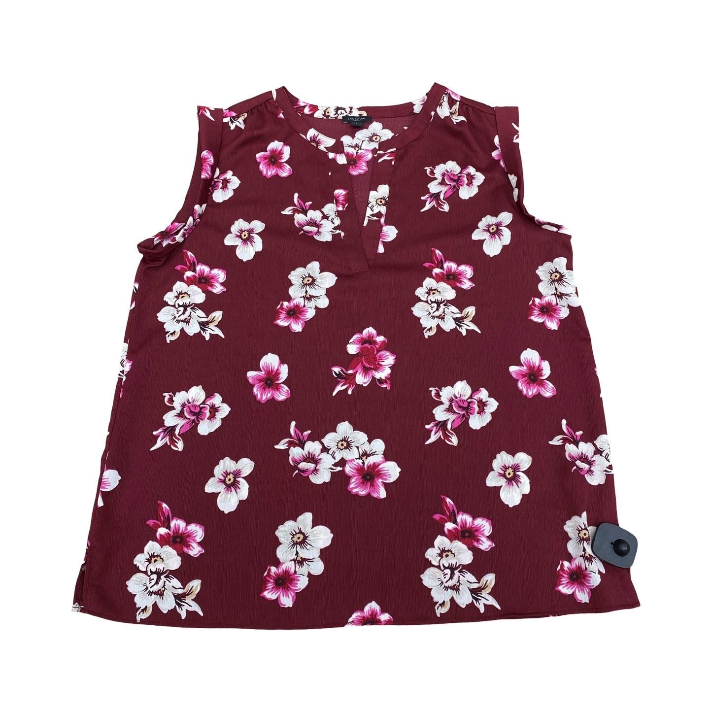 Top Sleeveless By Ann Taylor In Multi, Size:L